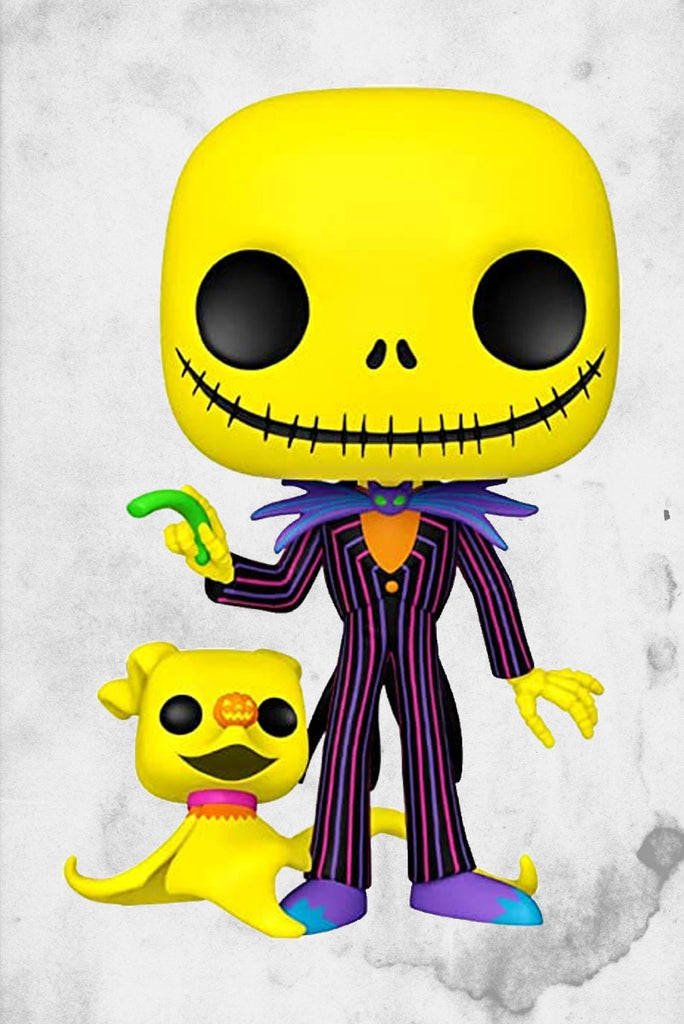 Disney: outlets The Nightmare Before Christmas Black Light Glow 5-Pack Vinyl Figures