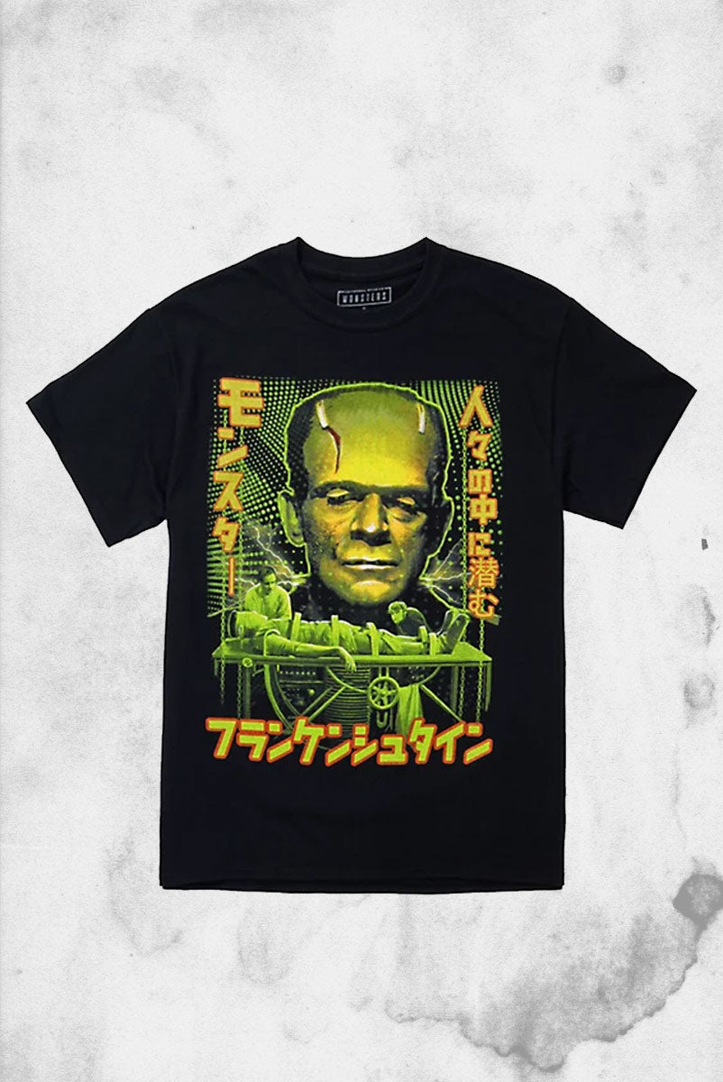 Monster Shirt Green Frankenstein T-shirt Universal 