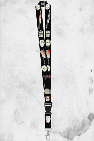 jason friday the 13th lanyard