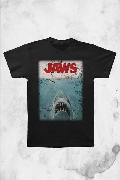 Jaws logo t-shirt poster rock rebel