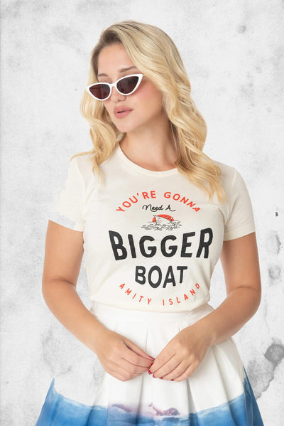 need a bigger boat jaws themed shirt