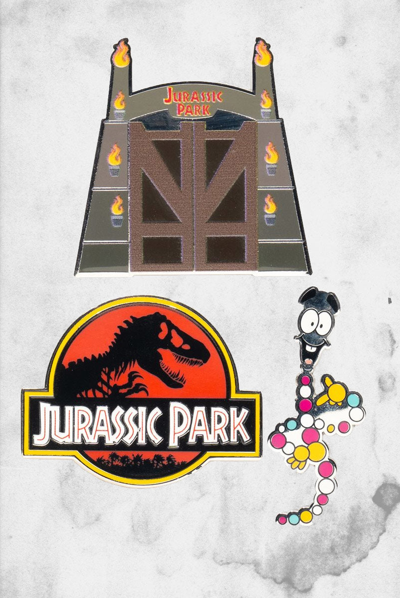 NWT Nerdy Ink Jurassic Park Pin outlet Set