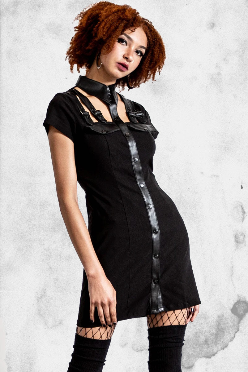 All Attitude Cut-Out-Dress Black / L All Attitude Cut-Out-Dress Black / L