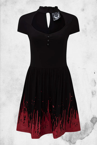 killstar blood splatter dress