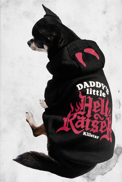 daddys hellraiser pet dog hoodie