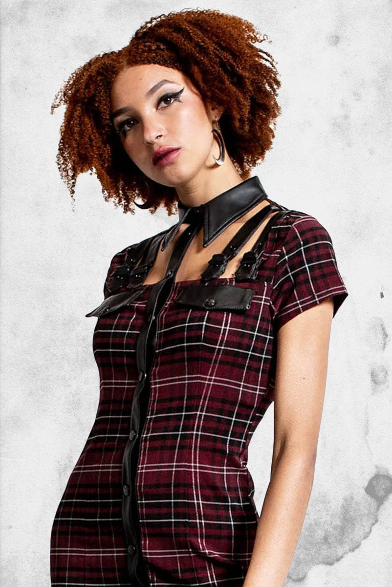 All Attitude Cut-Out-Dress – Post Mortem Horror Bootique