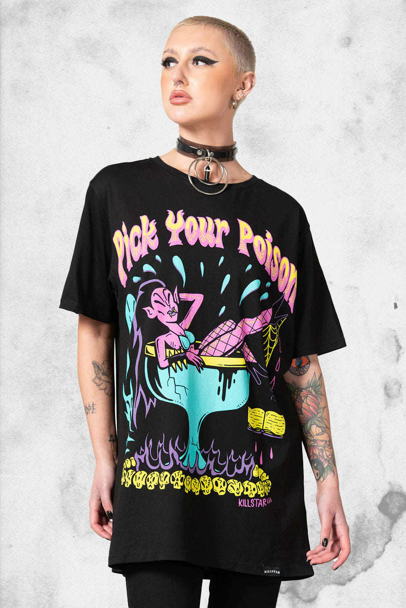 Pick Your Poison T-Shirt – Post Mortem Horror Bootique