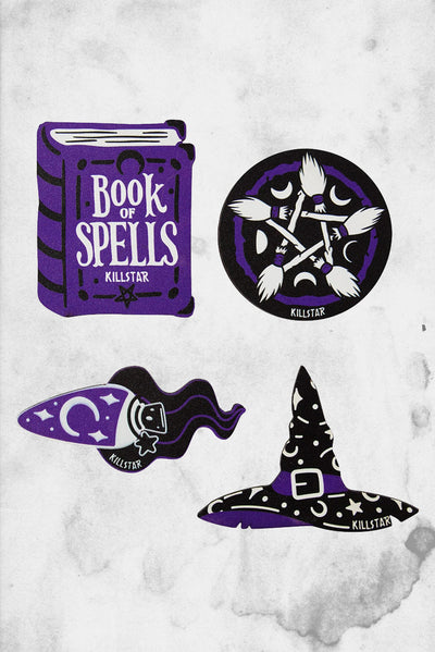 book of spells killstar magnet set