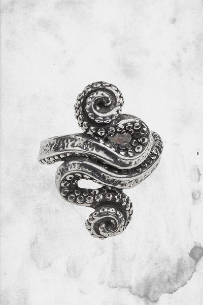 kraken gothic ring