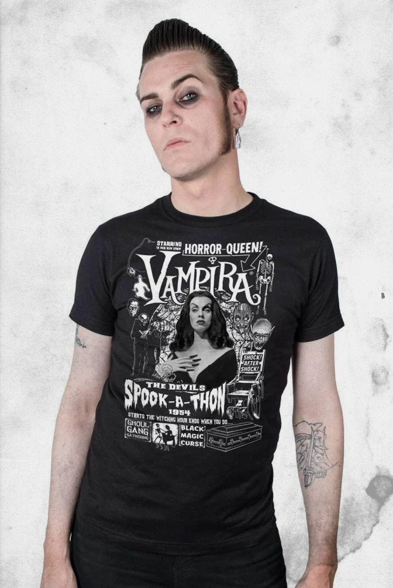 Vampira Spookathon T-Shirt – Post Mortem Horror Bootique