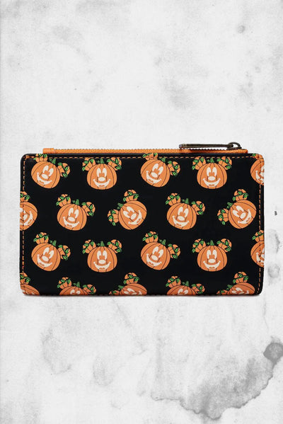 mickey pumpkin mick-o-lantern wallet