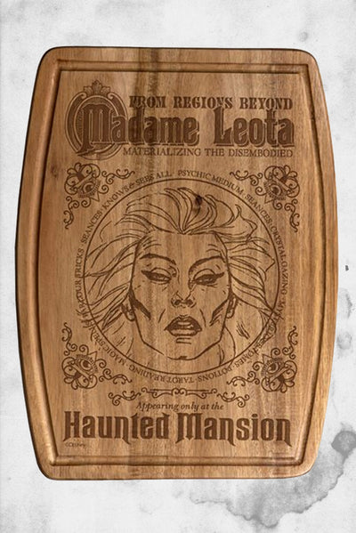 made leota cutting board haunted mansion