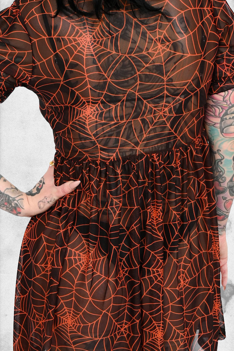 Venus Mesh Heart Maxi Dress XS