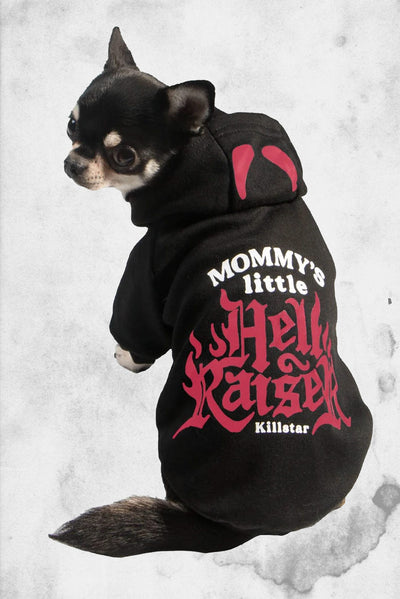 mommys hell raiser pet hoodie