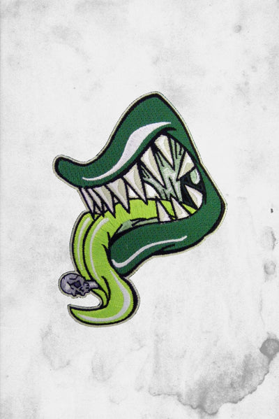 monster mouth themed patch