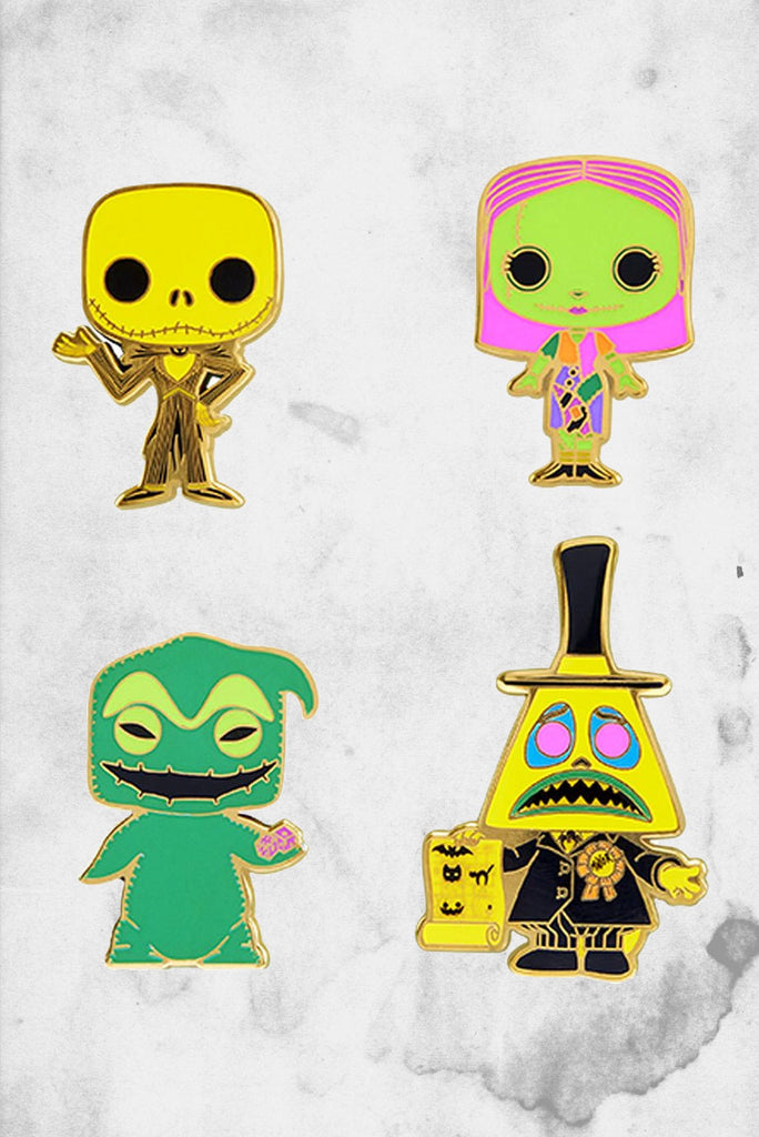 The Nightmare Before Christmas - Blacklight Reactive Set (Enamel