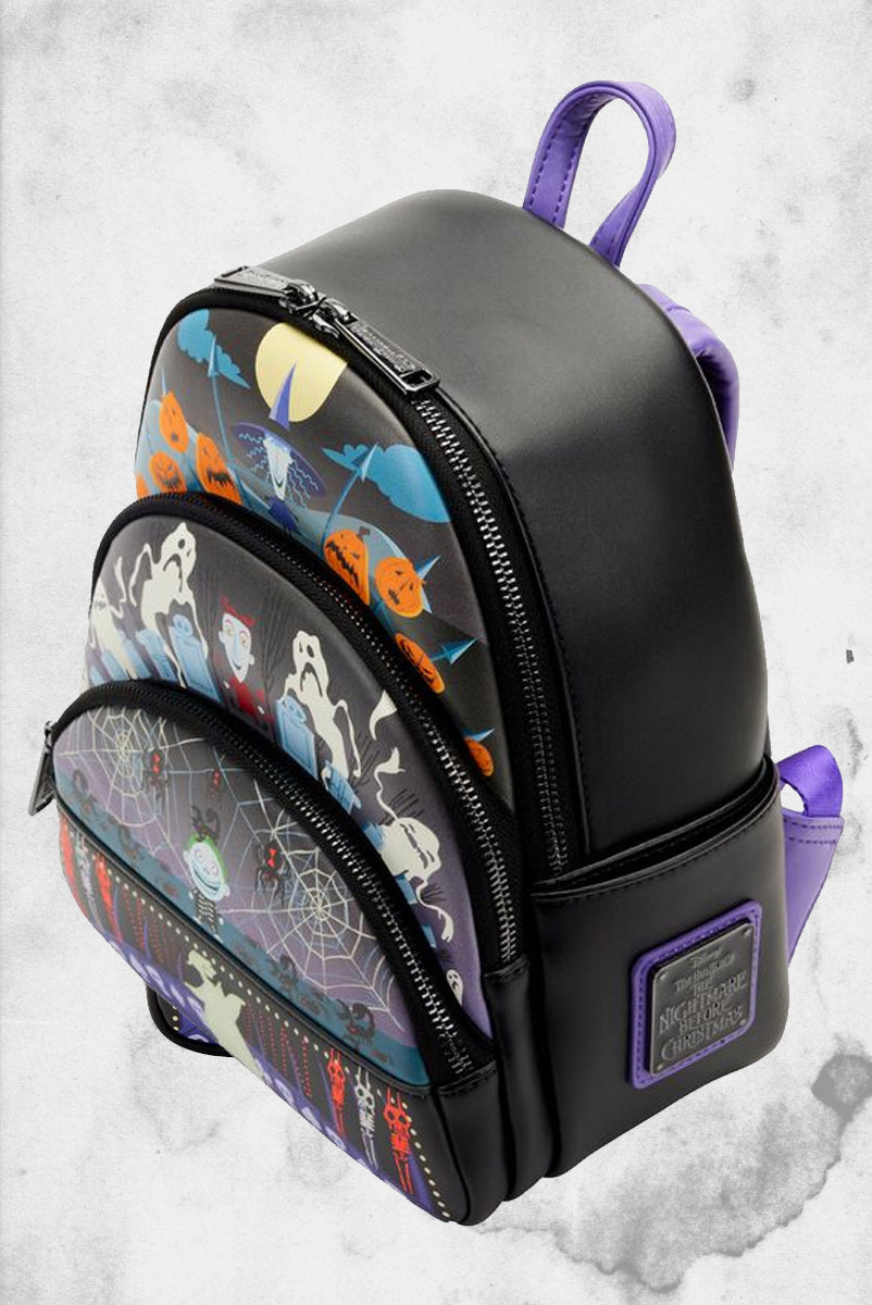 Nightmare Before Christmas - Triple Pocket Mini-Backpack – Post Mortem ...