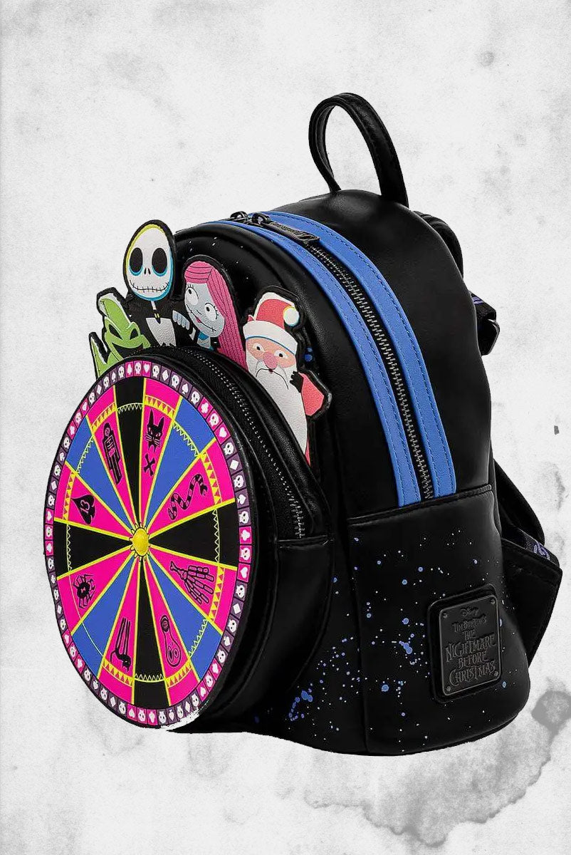disney the nightmare before christmas oogie boogie wheel mini backpack Nightmare Before Christmas Oogie Boogie Wheel Mini-Backpack