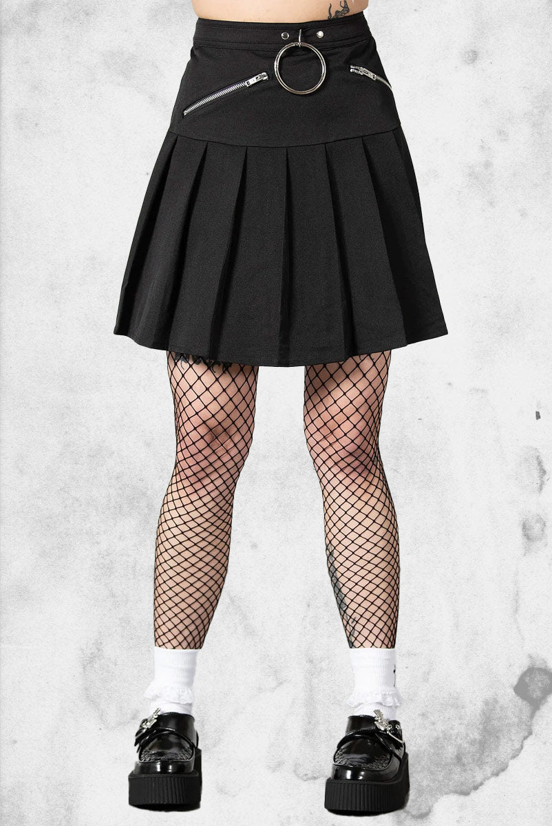No Lip Pleated Skirt – Post Mortem Horror Bootique
