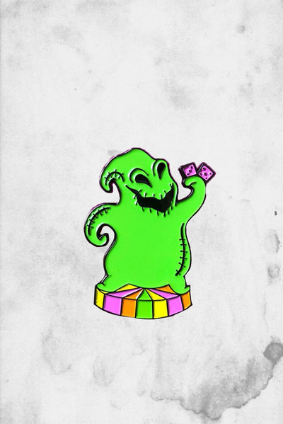 oogie with dice enamel fantasy pin