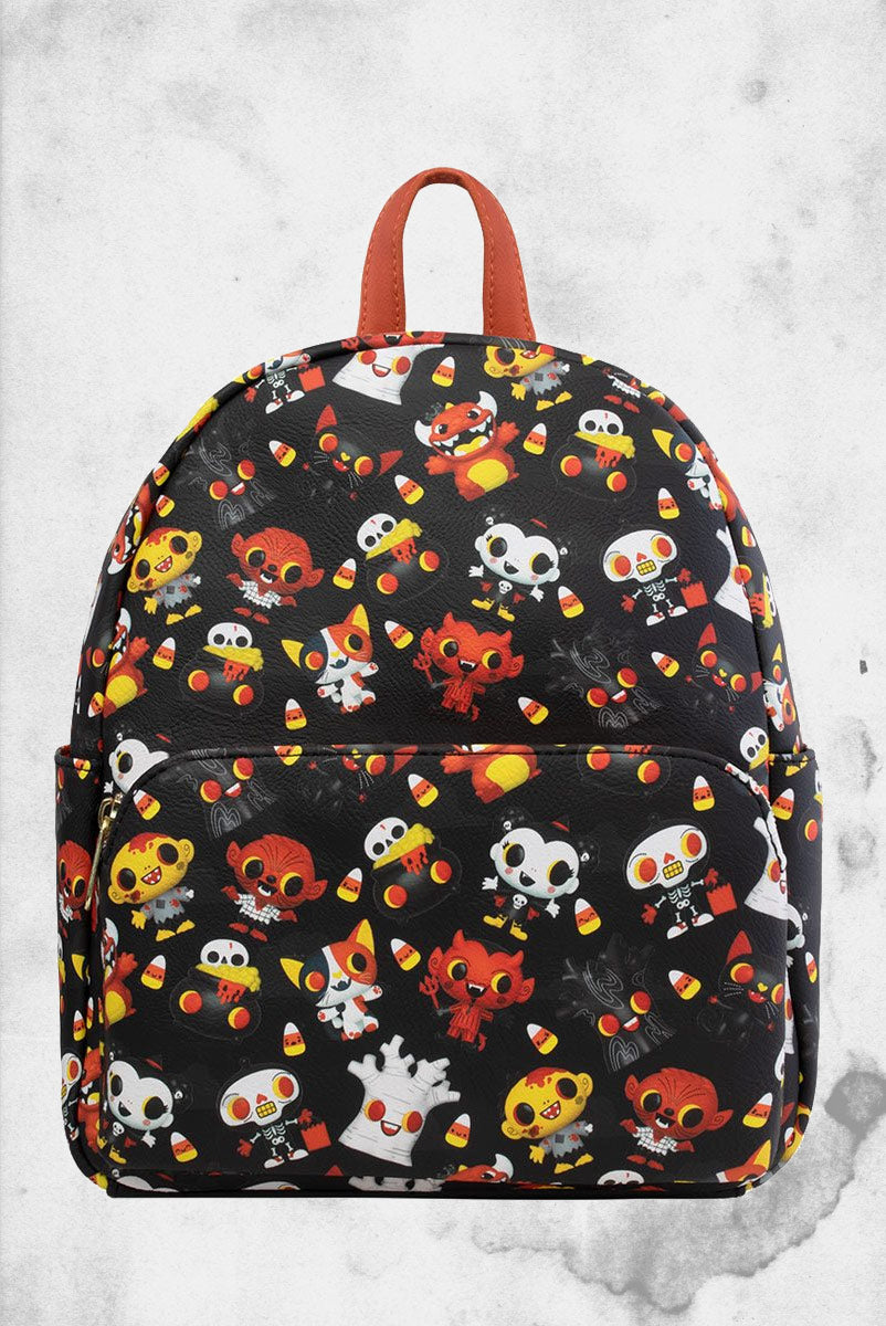 horror loungefly mini backpack Goosebumps Slappy Cosplay Shoulder Bag The faux leather mini Loungefly Hocus Pocus Glow-in-the-Dark Spell