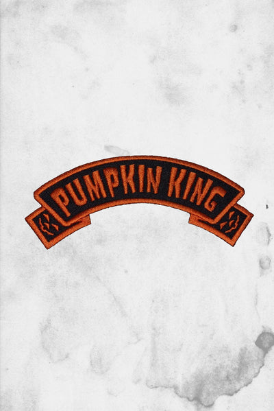 pumpkin king patch iron on