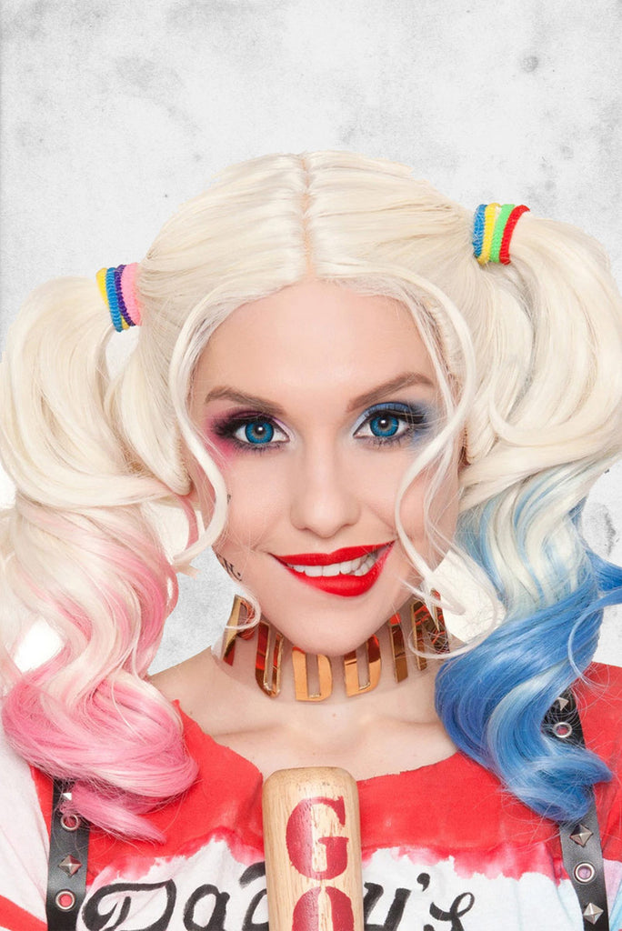 Harley Quinn Wig Post Mortem Horror Bootique