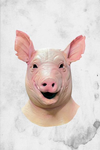 saw spiral pig mask