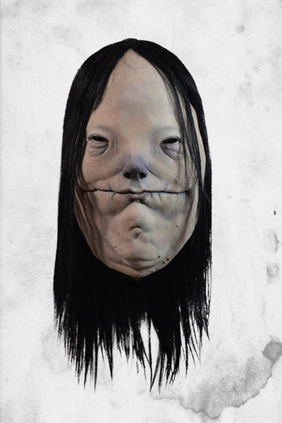pale lady scary woman mask
