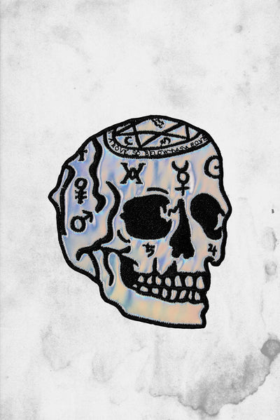 skull holographic patch magi killstar