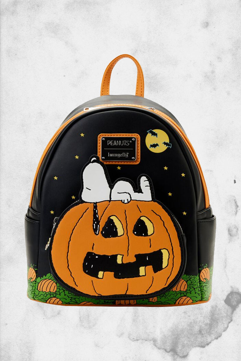 Loungefly Disney Glow in The Dark Pumpkin Minnie Mouse Women's Backpack