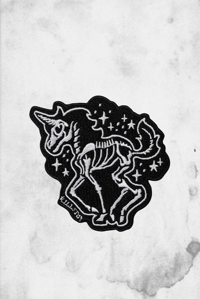 space bones unicorn patch killstar