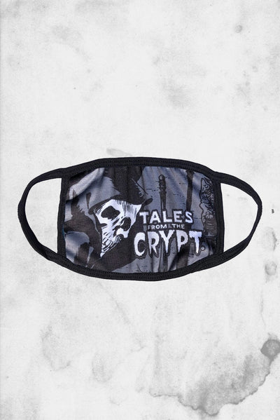 tales from the crypt fabirc  face mask
