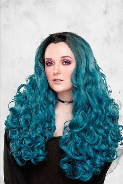 turquoise wig rockstar cosplay