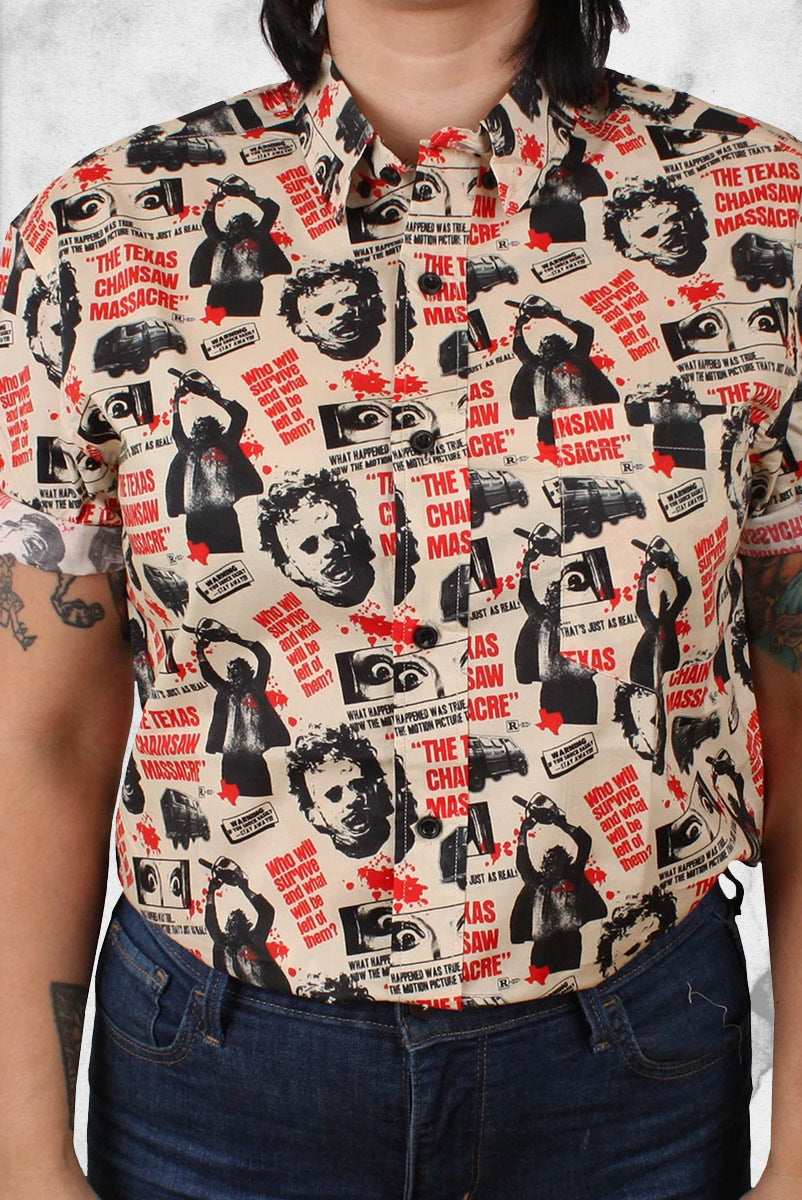 horror button ups