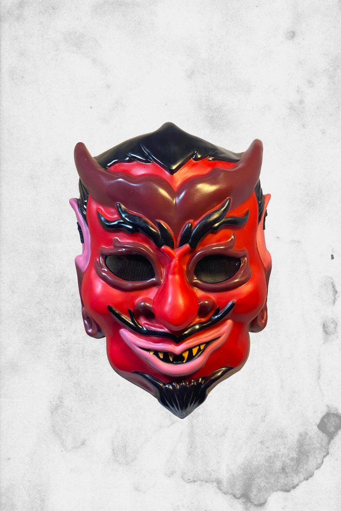 Black and Red Dragon Mask