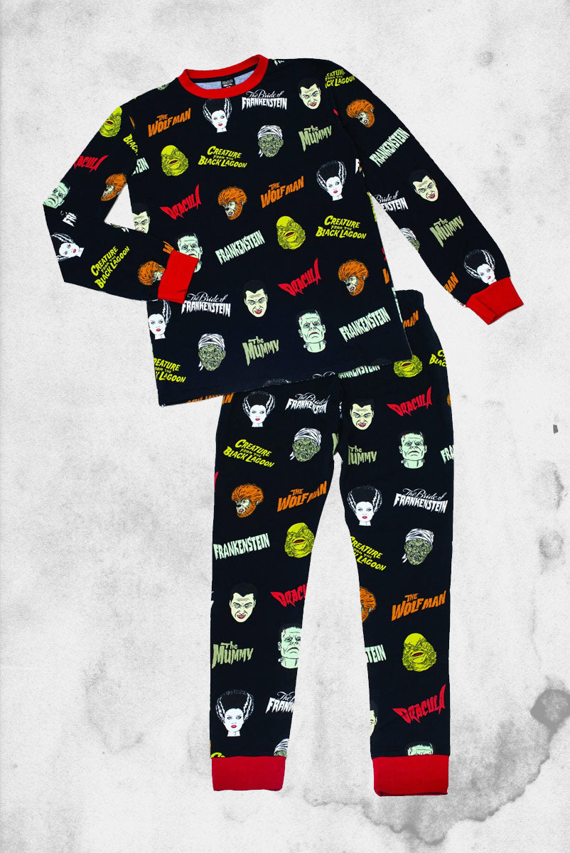 monsters inc nerds Universal Monsters PJ Set – Cakeworthy S / Black/Multi