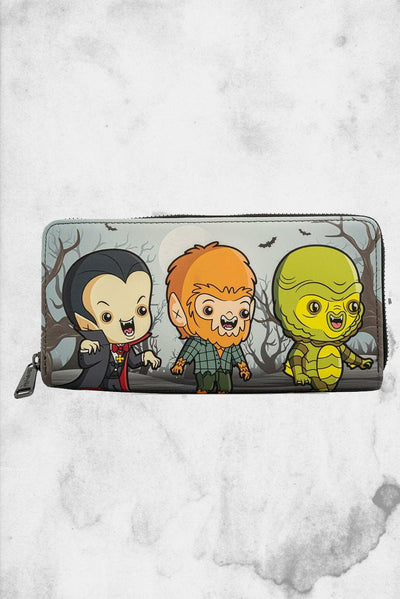 universal monsters chibi wallet