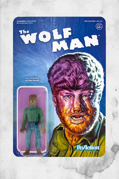 universal monsters wolfman collectible horror reaction figure