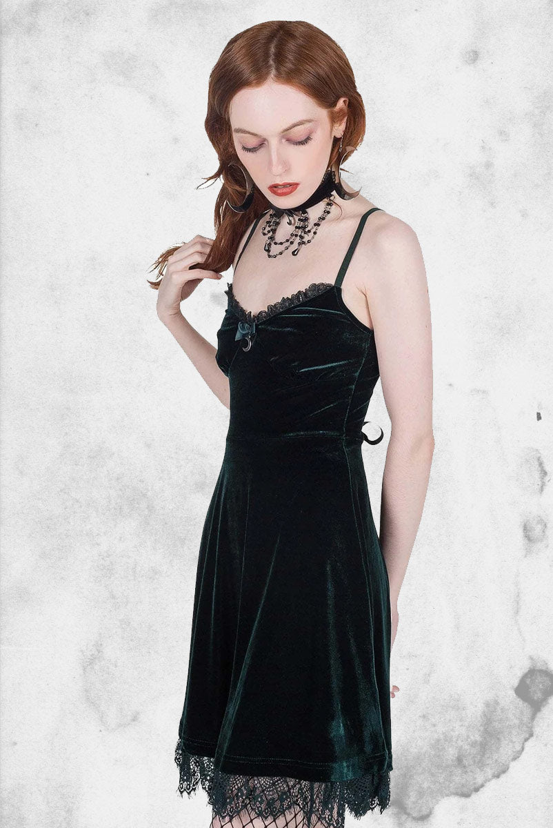 killstar fall from grace velvet dress Fall From Grace Velvet Dress
