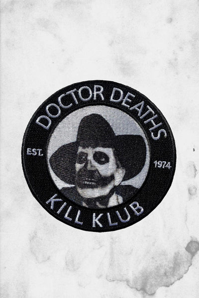 Vincent Price Dr Death iron on patch