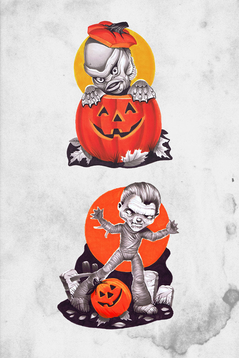 paper monsters 2 Universal Classic Monsters Wall Decor
