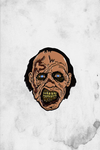 zombie enamel pin