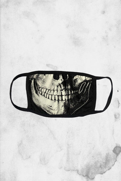 horror themed face mask skull 