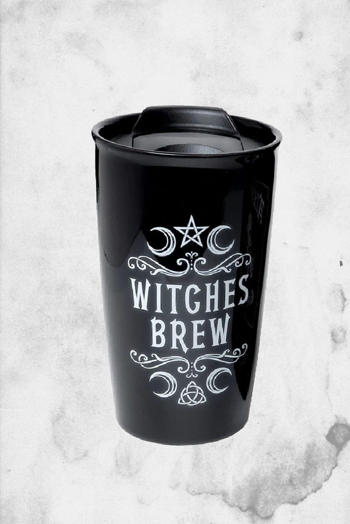 Resting Witch Face Cold Brew Tumbler – Post Mortem Horror Bootique