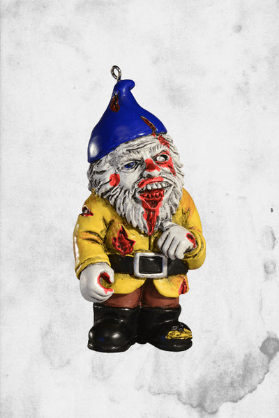 zombie gnome christmas ornament