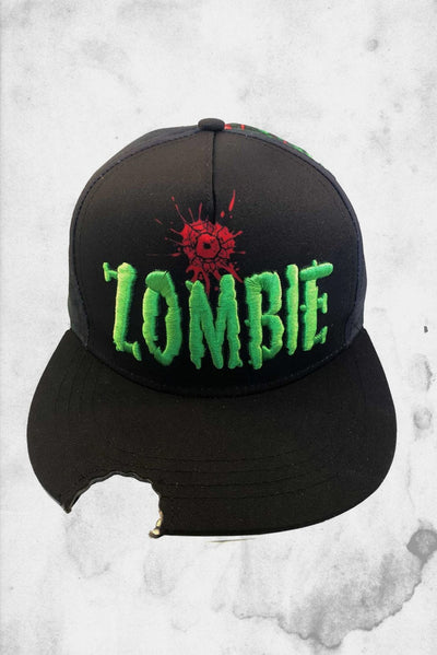 Zombie baseball hat with bit